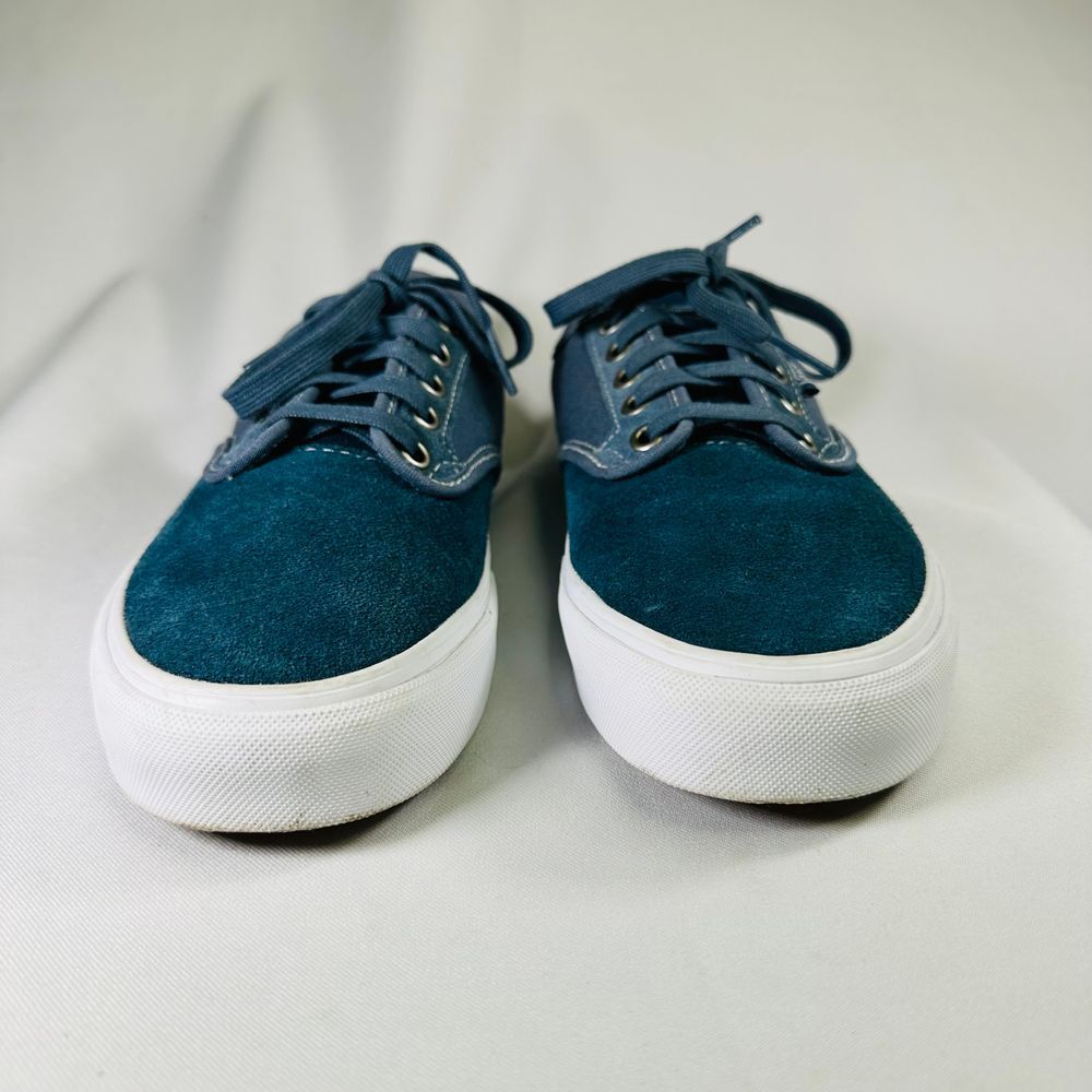 VANS Blue Suede Skateboard Shoe Pro Mens 6.5 Womens 8.5 - Picture 3 of 9